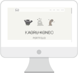 形の違うモンスター3匹が横一列に並んでいるイラスト